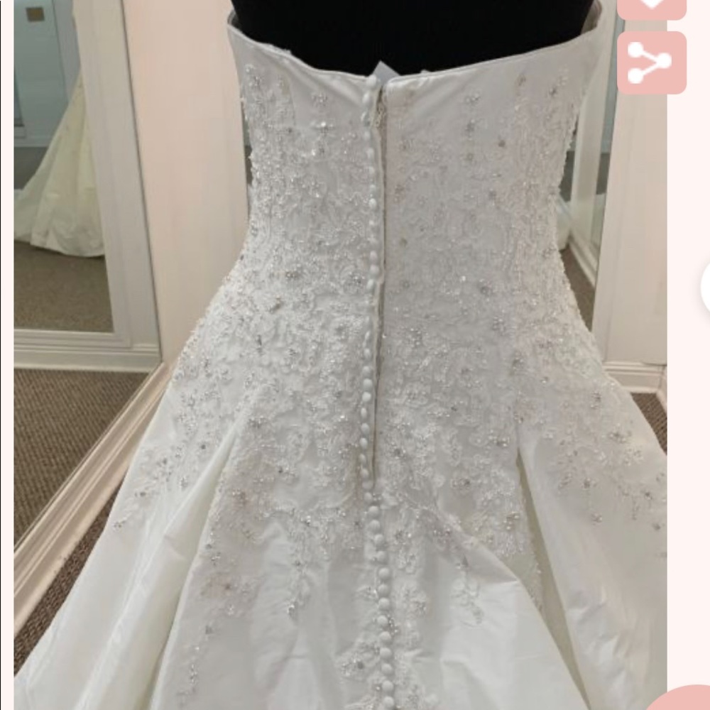 Size 18 fits size 16 new Wedding Dress with tags